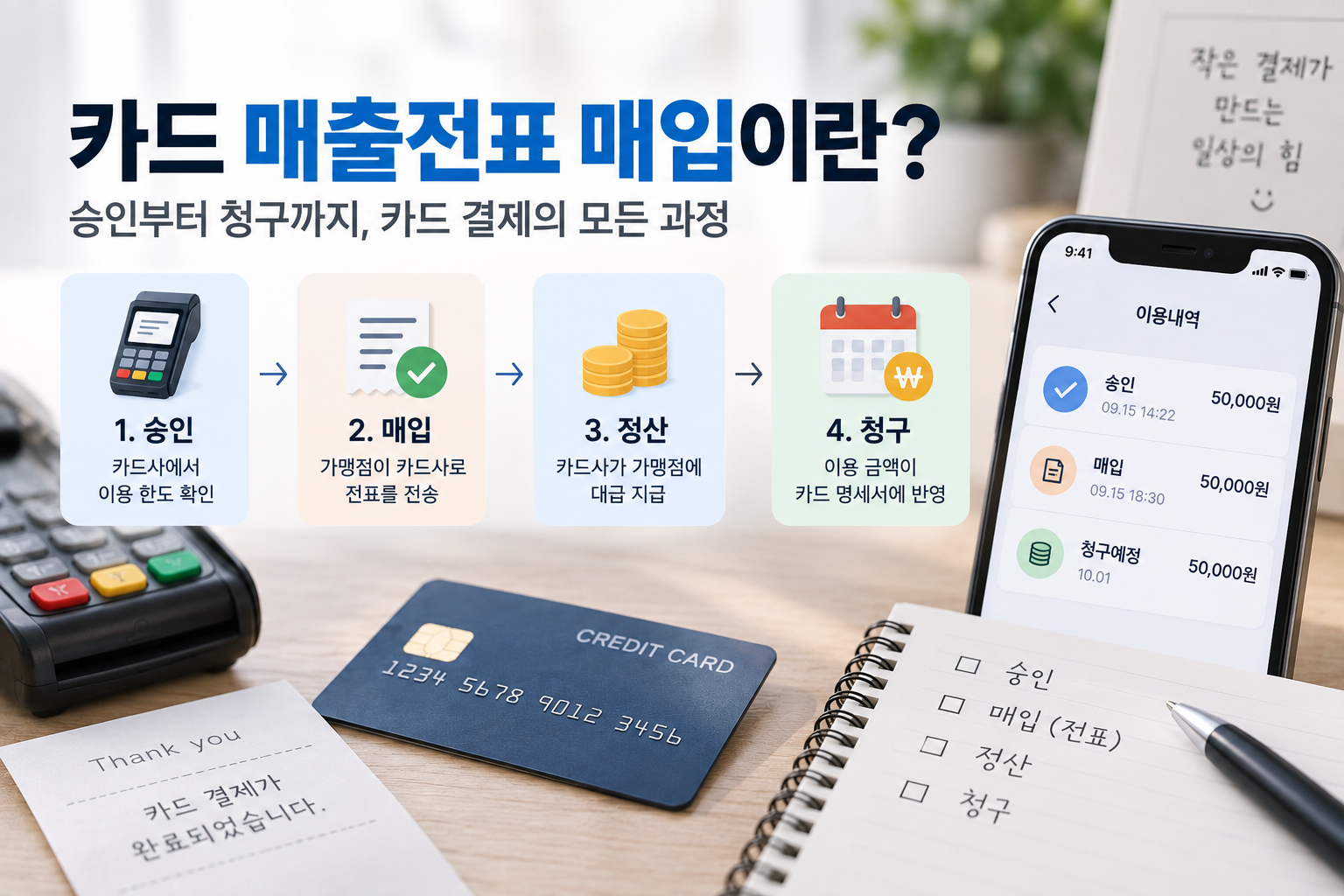 카드 결제 과정 한눈에 보기