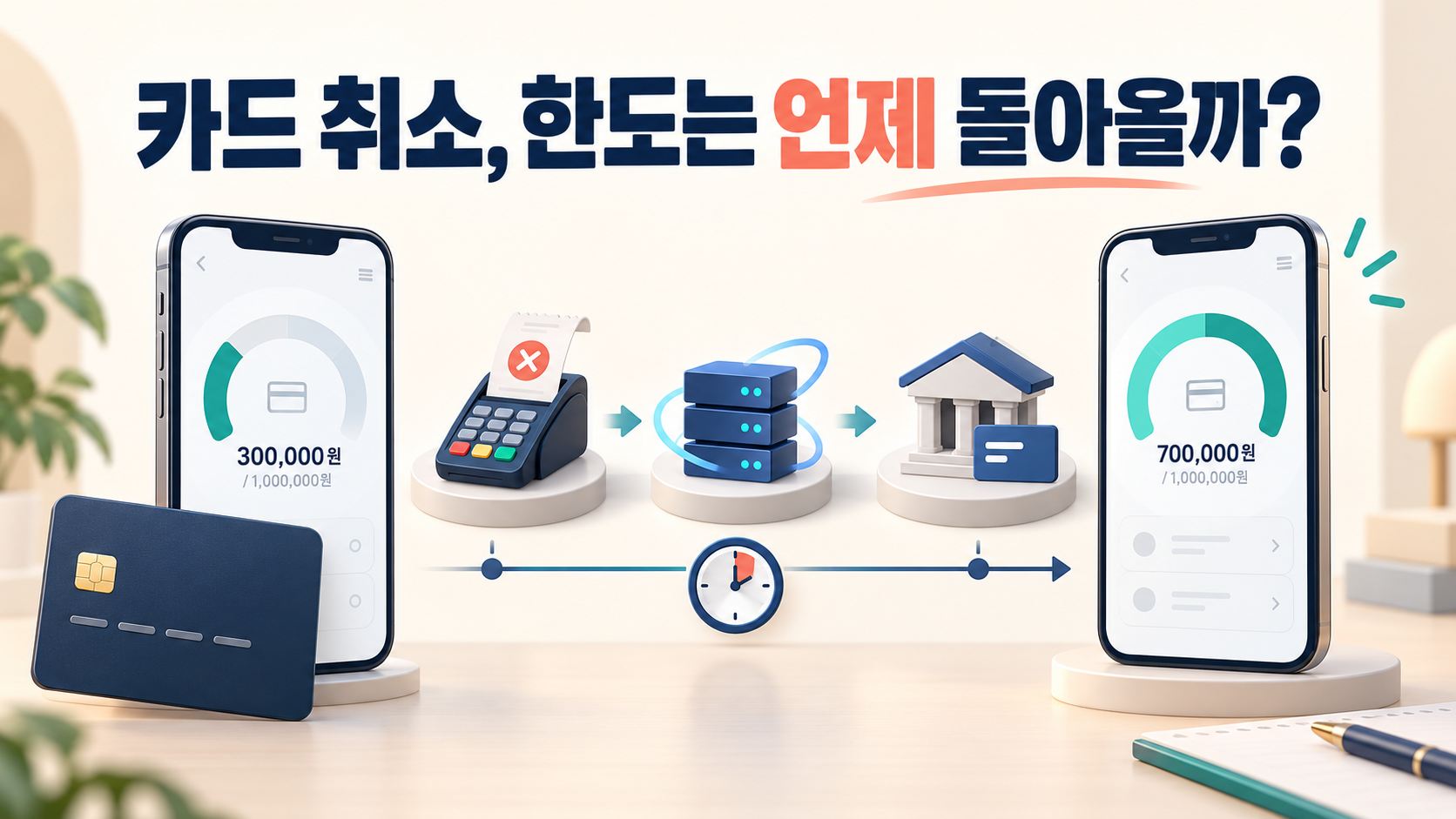 카드 취소와 한도 복원 타이밍
